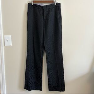 Designer Tibi Pants, Satin Floral, Size 2